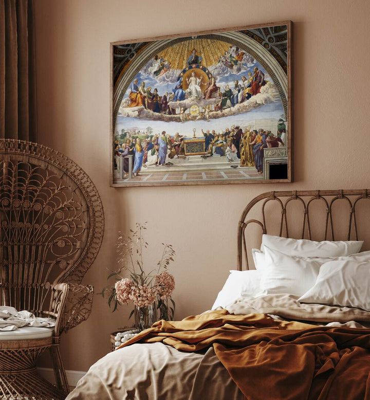 DISPUTATION OF THE HOLY SACRAMENT , VINTAGE PAINTINGS