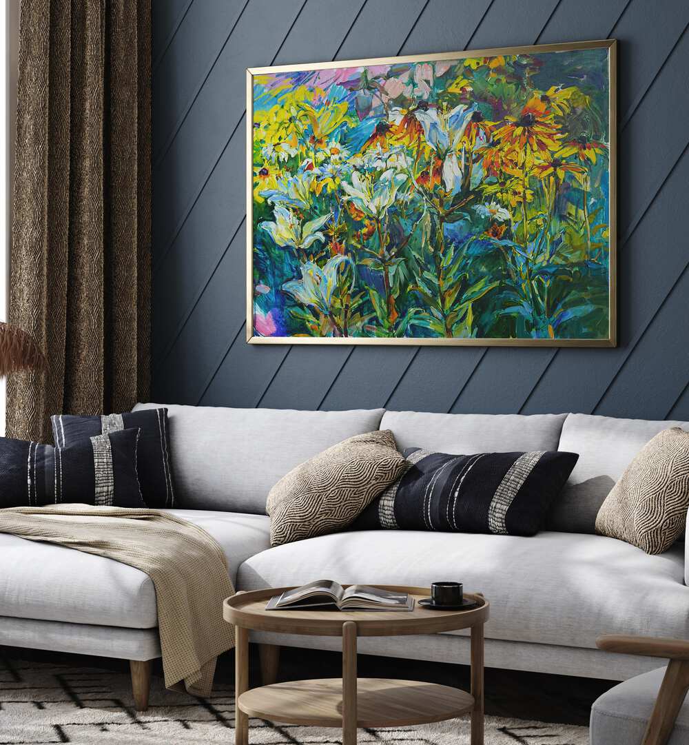 Vibrant WHITE LILIES, FLORAL FLOWER PAINTINGS enhance your space with elegance and charm. Perfect for floral enthusiasts.
