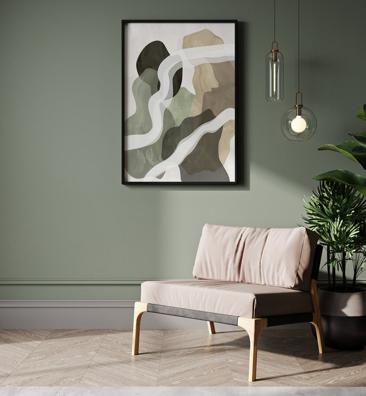 Elevate your decor with ABSTRACT GREEN FORMS, stunning ABSTRACT PAINTINGS featuring vibrant colors and unique design.