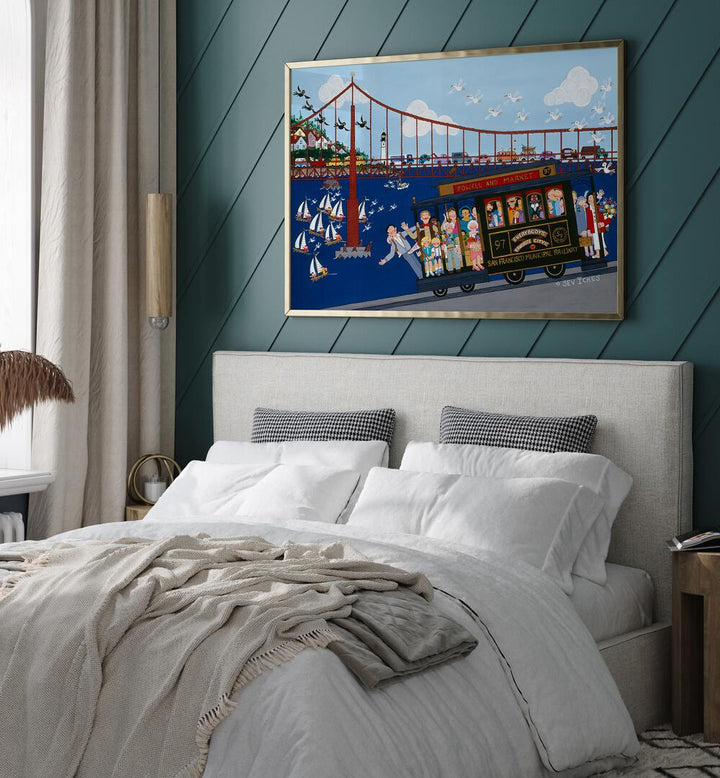 EVERYBODY'S FAVORITE CITY , KIDS ROOM PAINTINGS