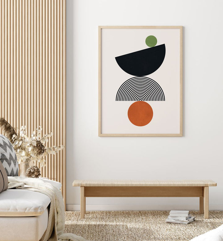 Enhance your space with BALANCE III, GEOMETRIC ART PRINTS, promoting focus and mindfulness in modern decor.