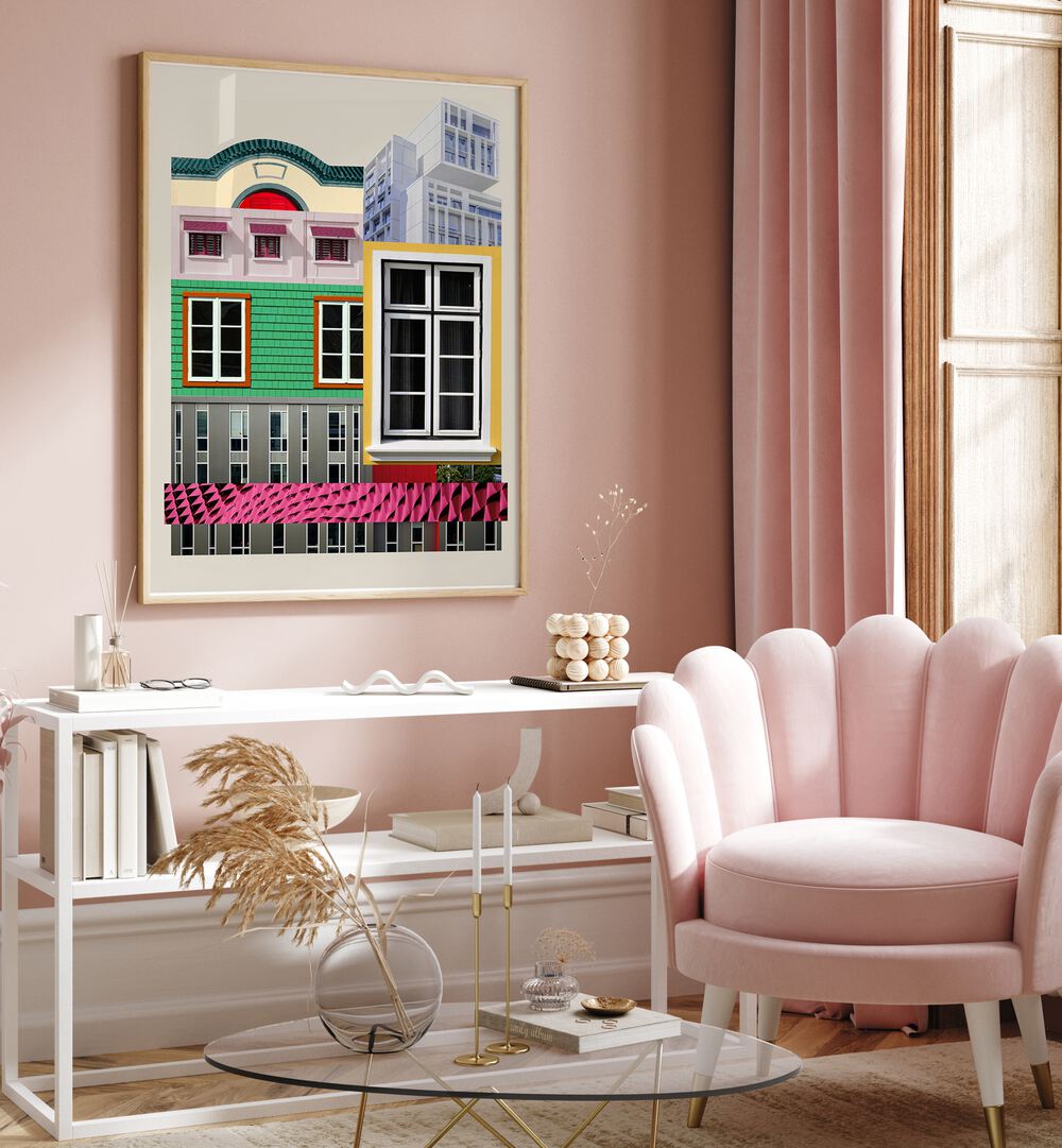 Stylish ARCH LEGO II, WALL ART PRINTS enhance modern decor, showcasing creativity and architectural design.