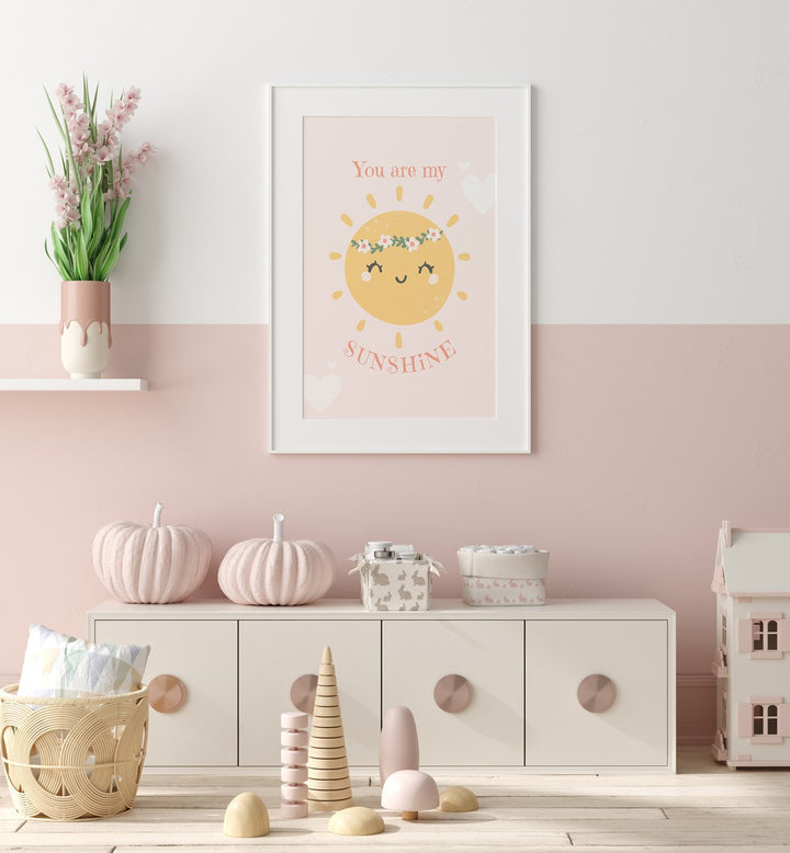 Brighten your child's room with SMILING SUN, KIDS ROOM PAINTINGS featuring cheerful sun motifs for a joyful atmosphere.