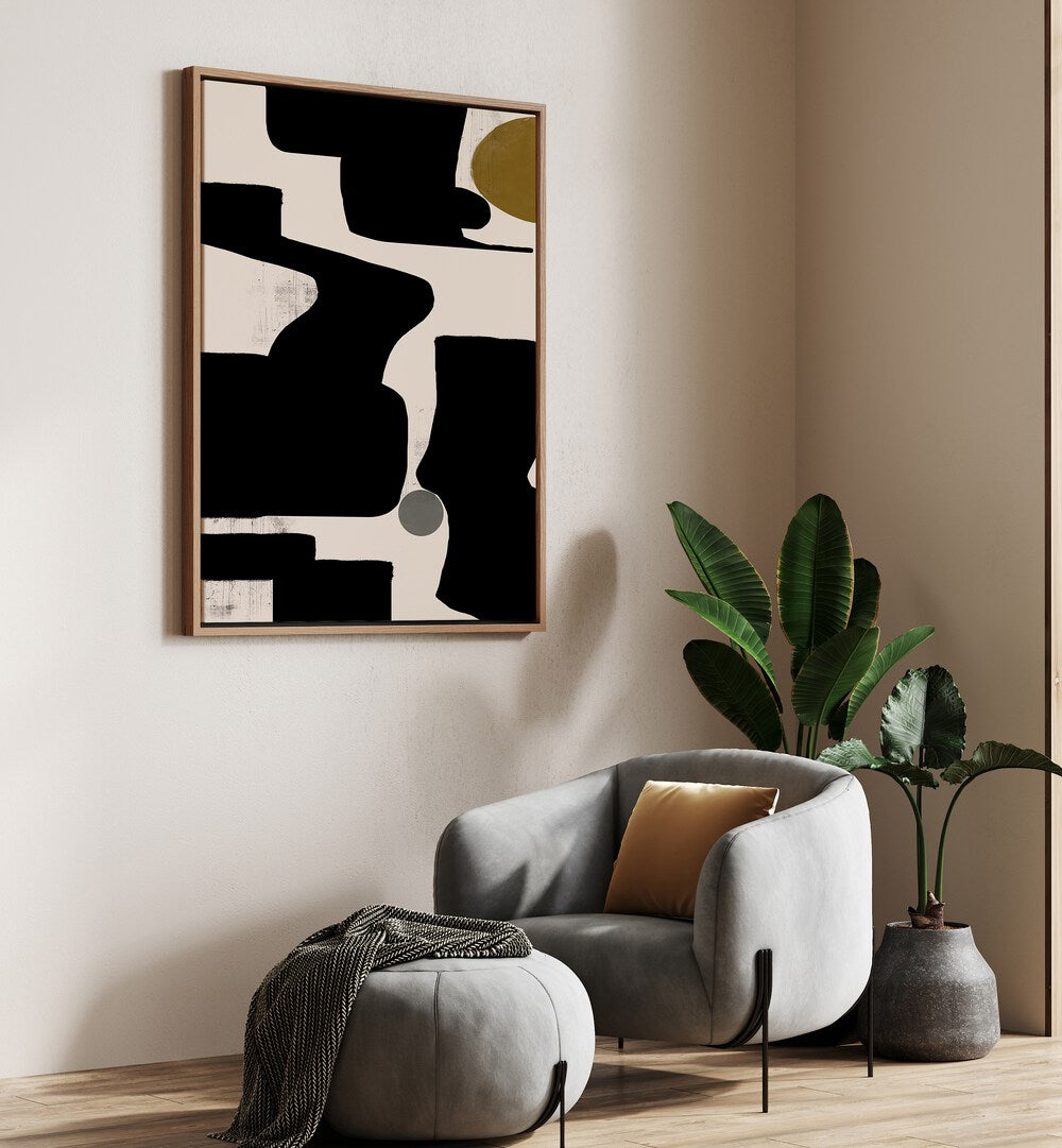 Elevate your decor with ABSTRACT ART NO. III, ABSTRACT PAINTINGS from The Miuus Studio, blending elegance and creativity.