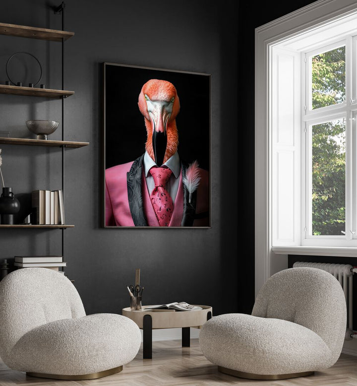 WILD SUITS - FLAMINGO , ANIMAL PAINTINGS
