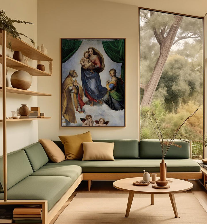 THE SISTINE MADONNA (1512) , VINTAGE PAINTINGS