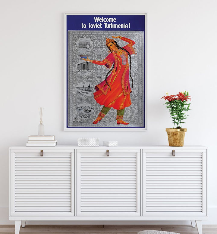 TURKMENIA , VINTAGE TRAVEL POSTERS