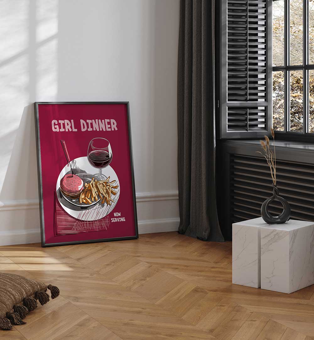 GIRL DINNER , BAR & CAFE ART