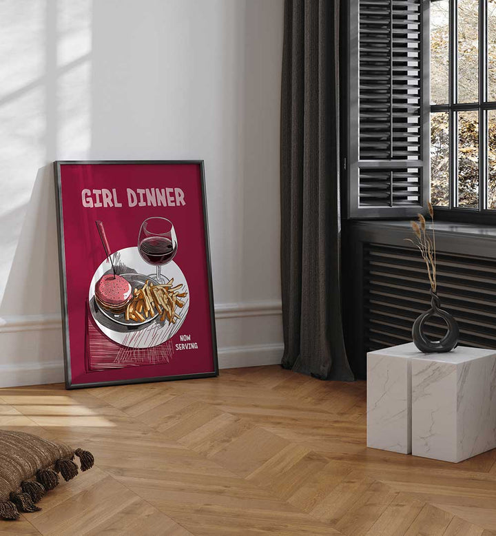 GIRL DINNER , BAR & CAFE ART