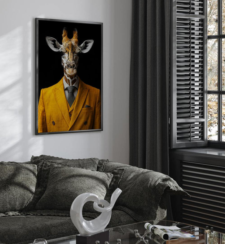 WILD SUITS - GIRAFFE . ANIMAL PAINTINGS
