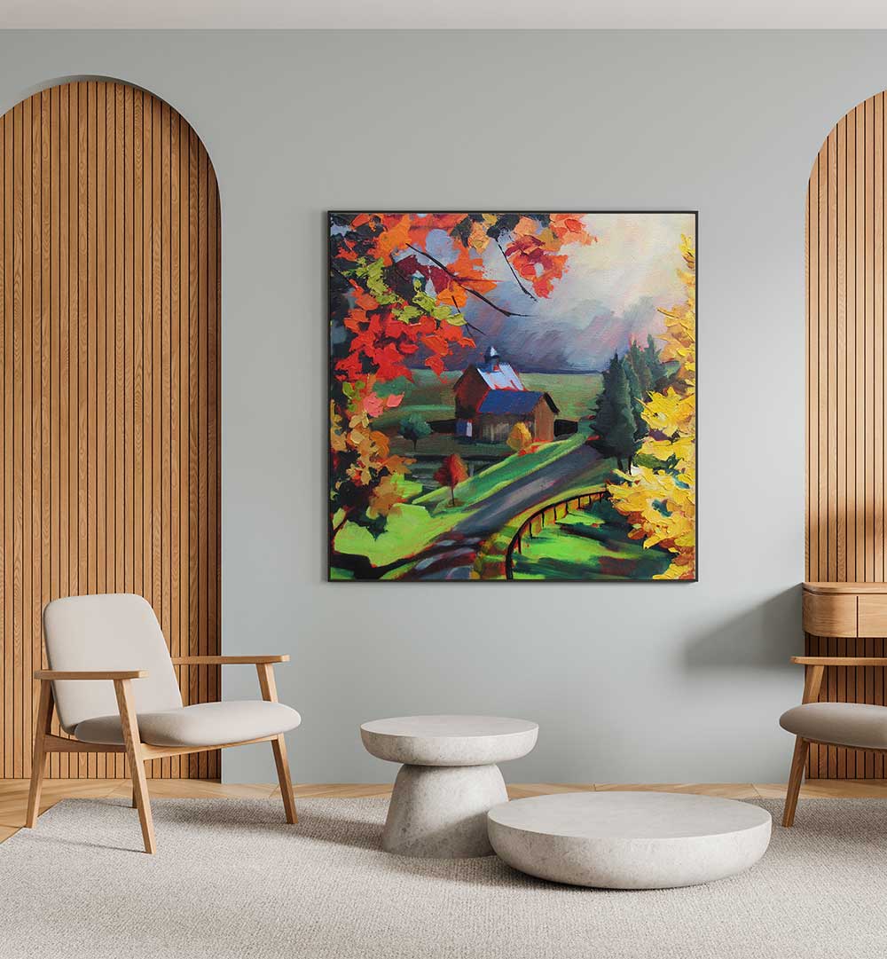 BORROWED LIGHT I , LANDSCAPE PAINTINGS