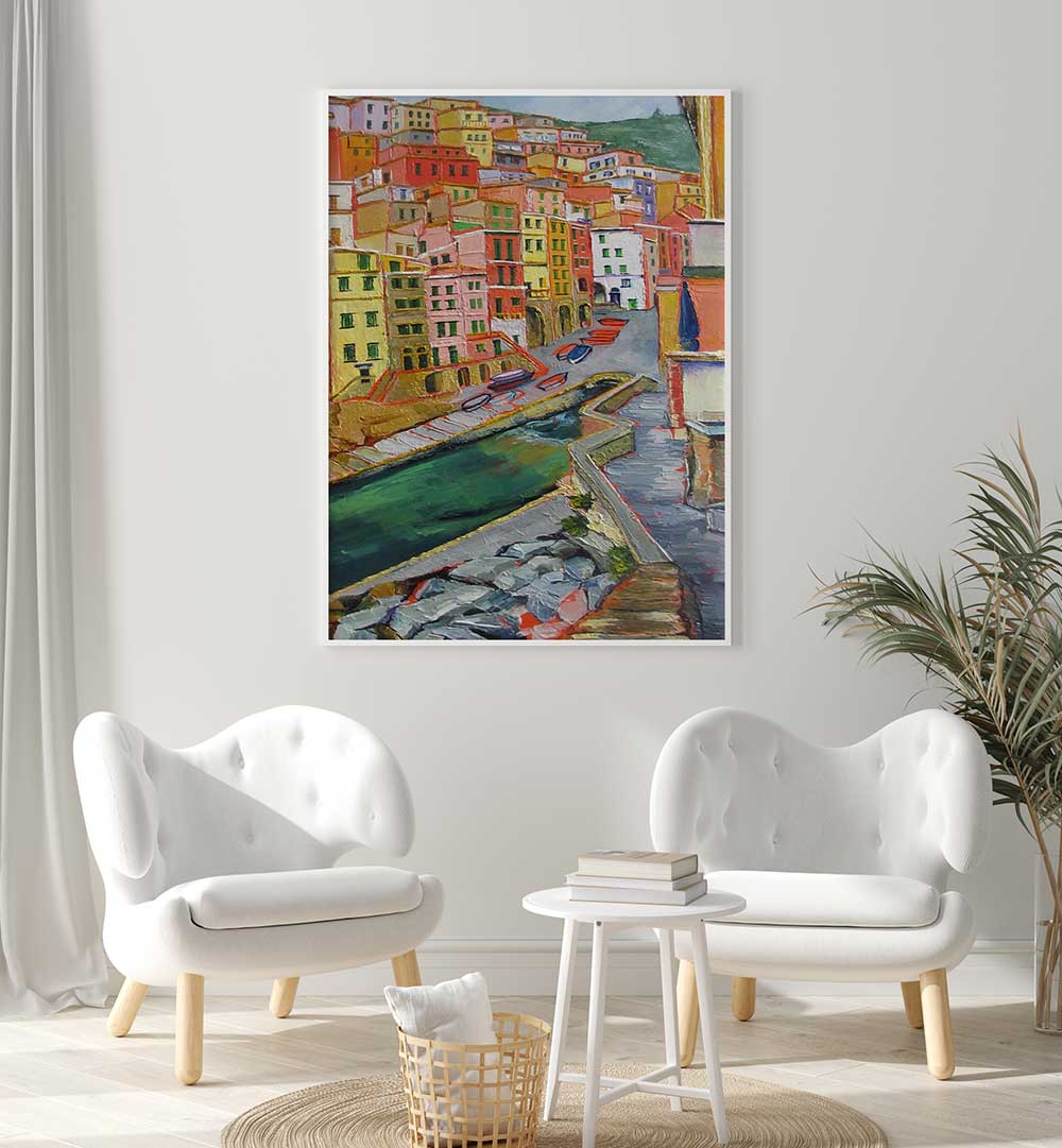 ITALIAN FANTASY , LANDSCAPE PAINTINGS