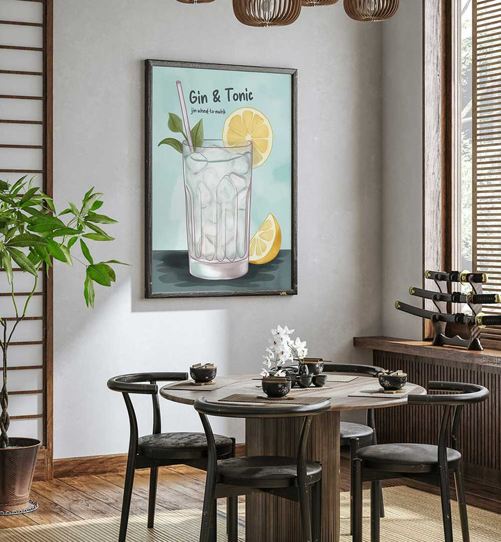 GIN AND TONIC , BAR & CAFE ART