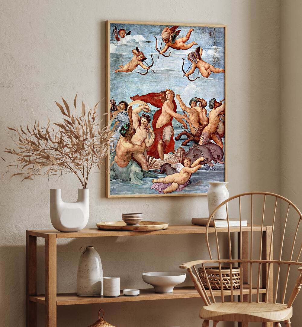 THE TRIUMPH OF GALATEA (1511) , VINTAGE PAINTINGS