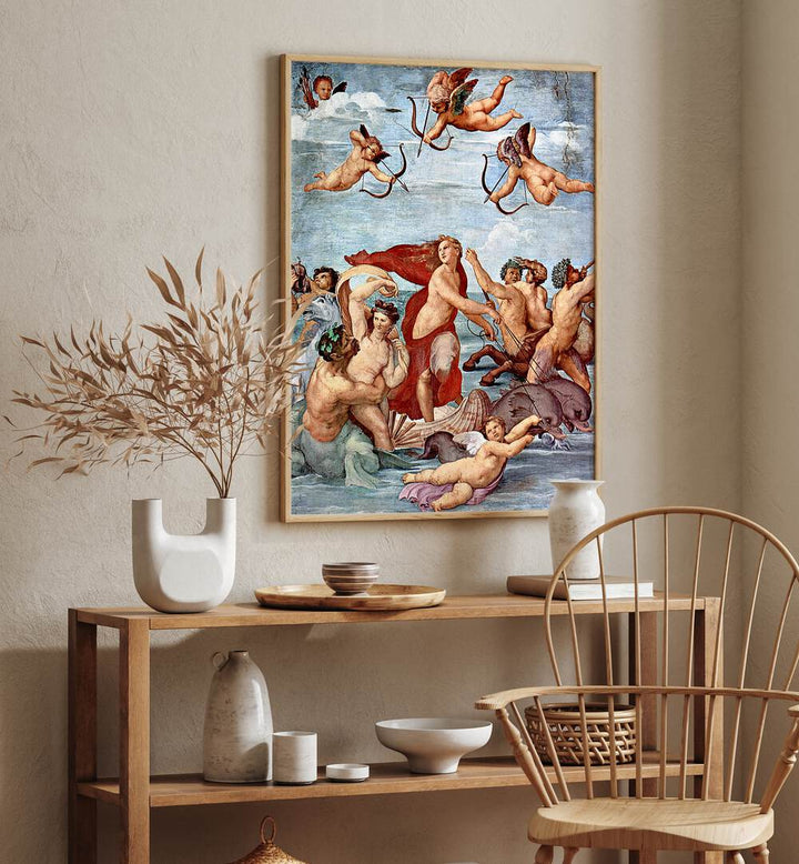 THE TRIUMPH OF GALATEA (1511) , VINTAGE PAINTINGS