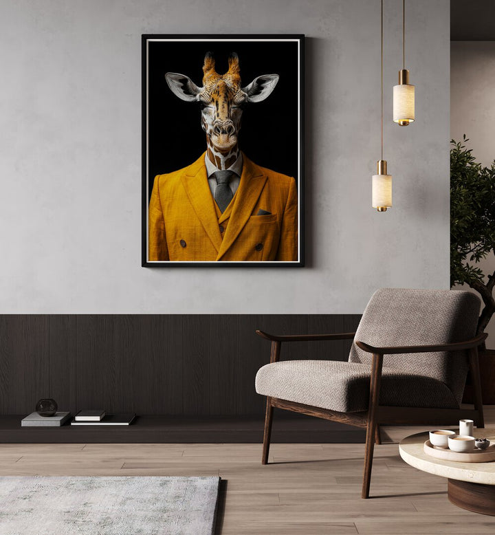 WILD SUITS - GIRAFFE . ANIMAL PAINTINGS