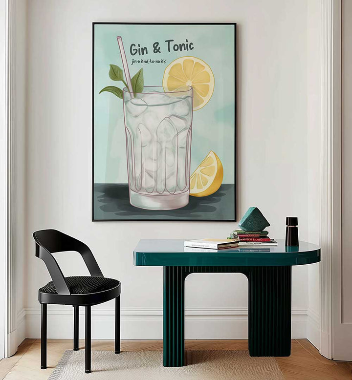 GIN AND TONIC , BAR & CAFE ART