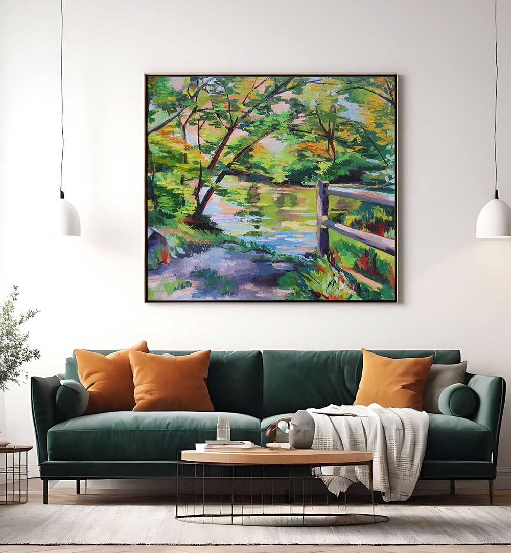BORROWED LIGHT , LANDSCAPE PAINTINGS