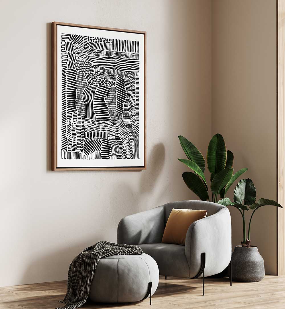 TRIBAL ART , PATTERN ART PRINTS