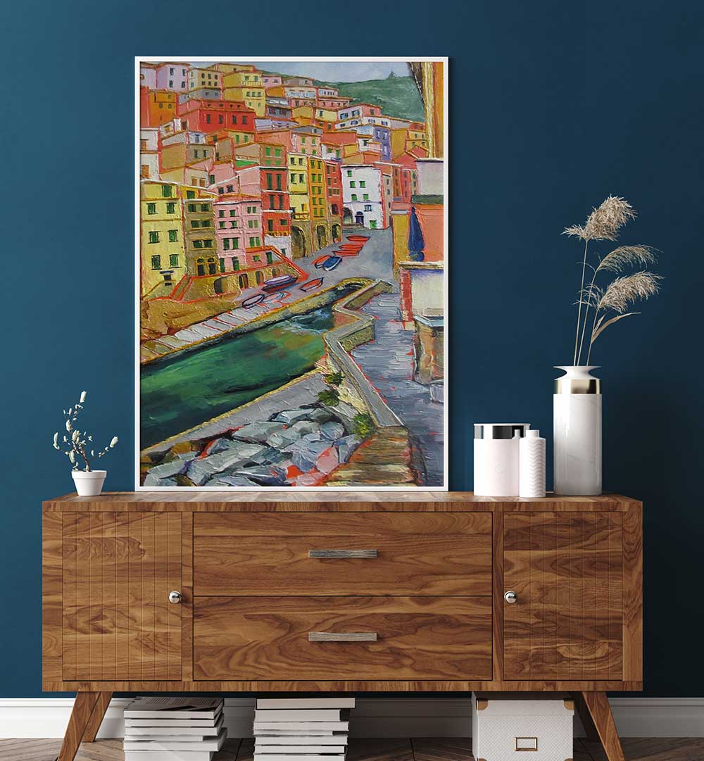 ITALIAN FANTASY , LANDSCAPE PAINTINGS