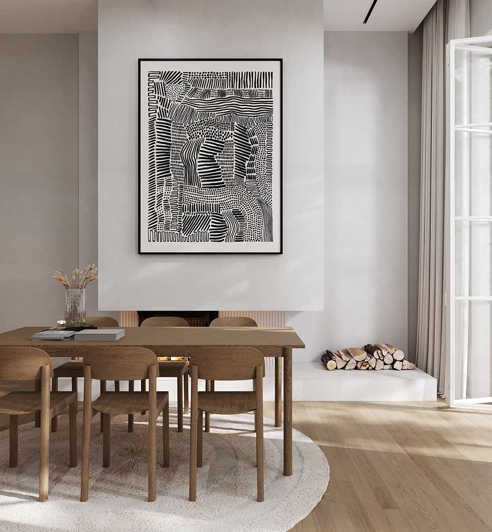 TRIBAL ART , PATTERN ART PRINTS
