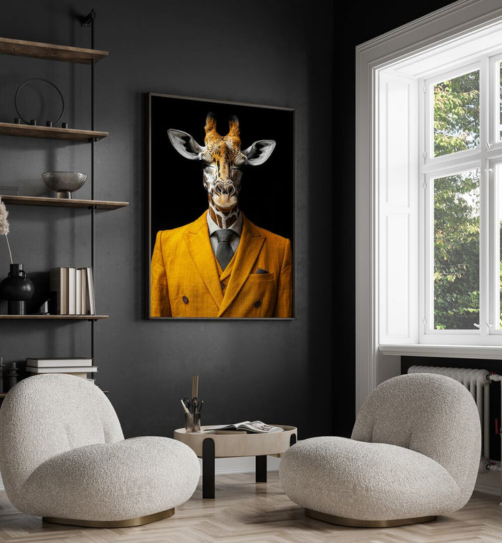 WILD SUITS - GIRAFFE . ANIMAL PAINTINGS