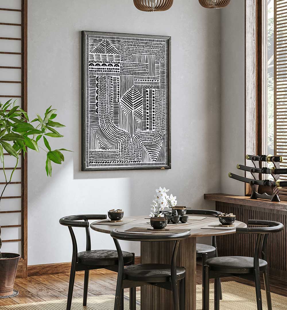 TRIBAL ABSTRACT , PATTERN ART PRINTS
