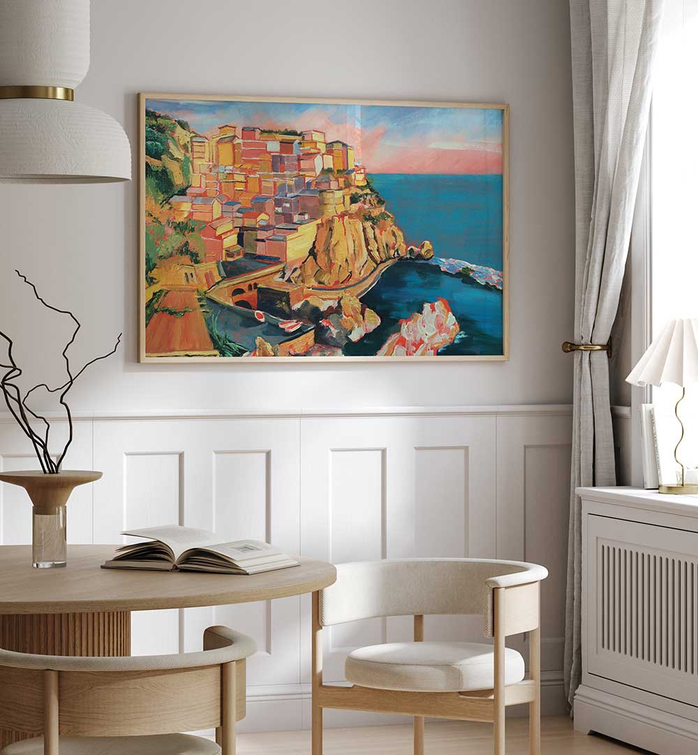 CINQUE TERRE , LANDSCAPE PAINTINGS