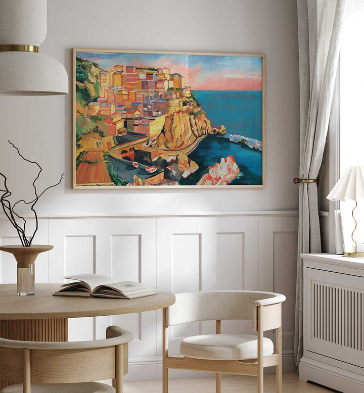 CINQUE TERRE , LANDSCAPE PAINTINGS