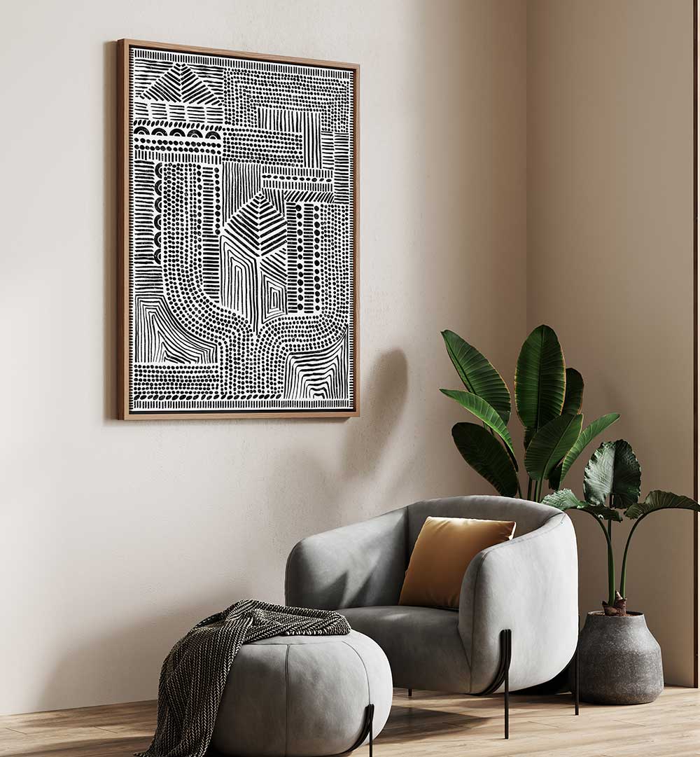 TRIBAL ABSTRACT , PATTERN ART PRINTS