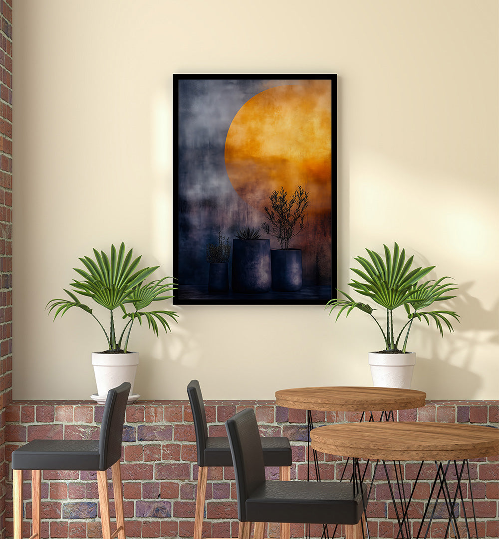 POTTED FLORALS EVERGREEN FLOWERS I , LANDSCAPE PAINTINGS