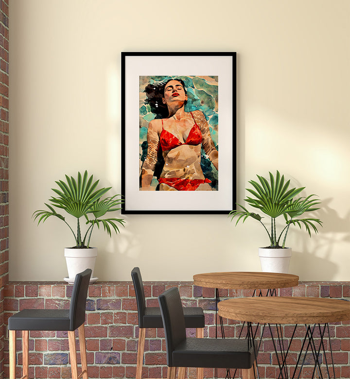 WOMAN LIFE WARM BATH , FASHION POSTERS