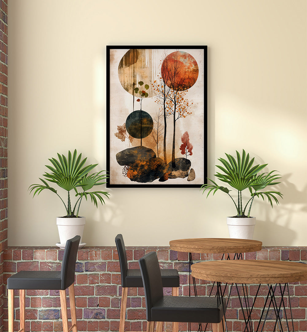 MINIMAL CALMS I  , FLORAL FLOWER PAINTINGS