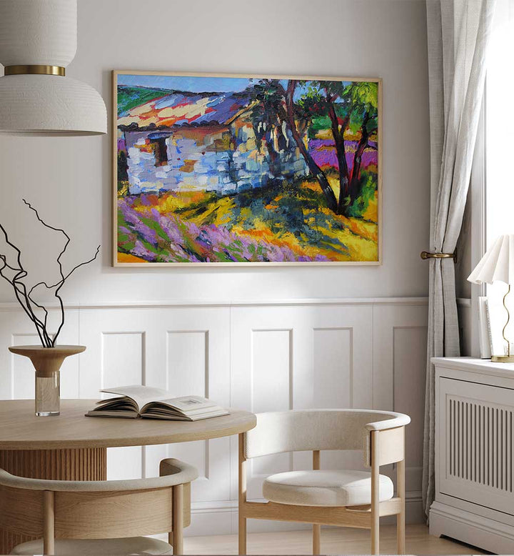 SUMMER IN PROVENCE , LANDSCAPE PAINTINGS