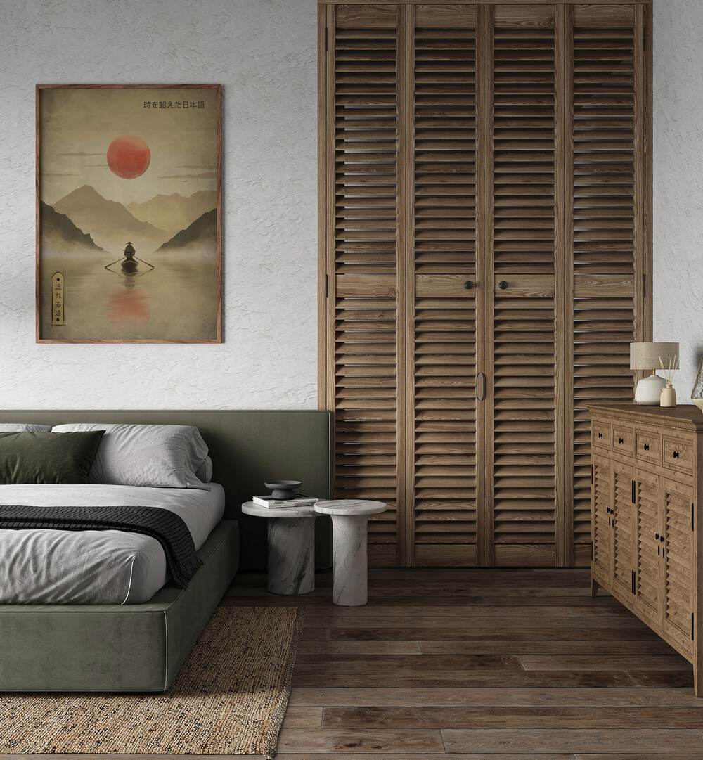 RIVER OF SOLITUDE, JAPANESE PAINTINGS enriches your space with serene beauty and tranquility, perfect for reflection.