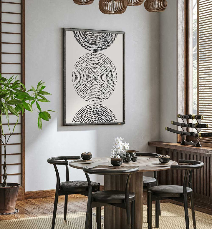 TRIBAL CIRCLES , PATTERN ART PRINTS