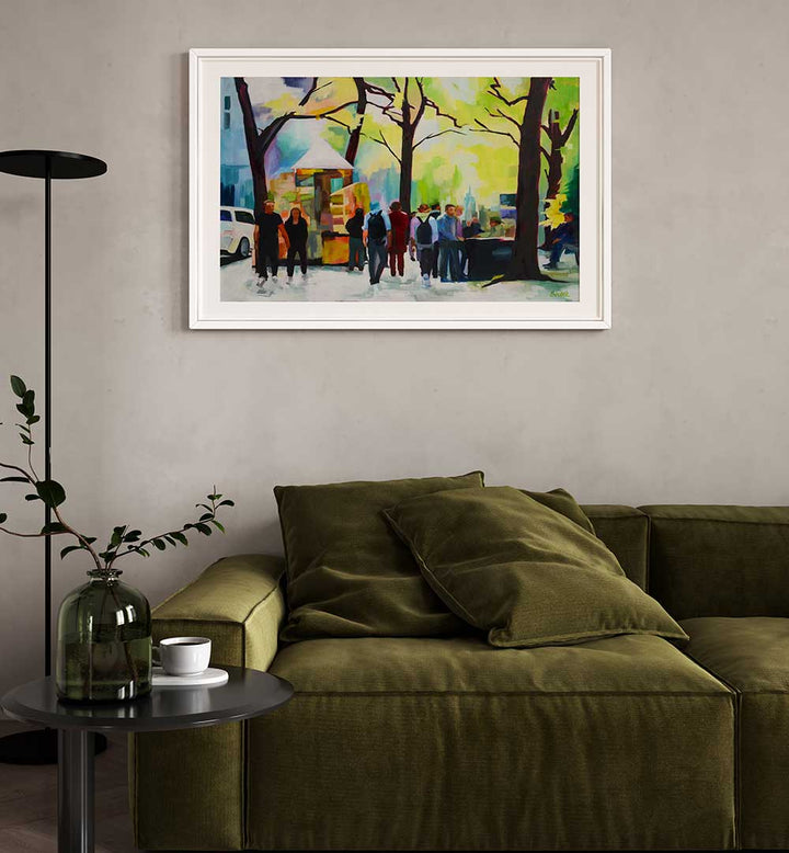 SUNDAY IN NEW YORK , LANDSCAPE PAINTINGS