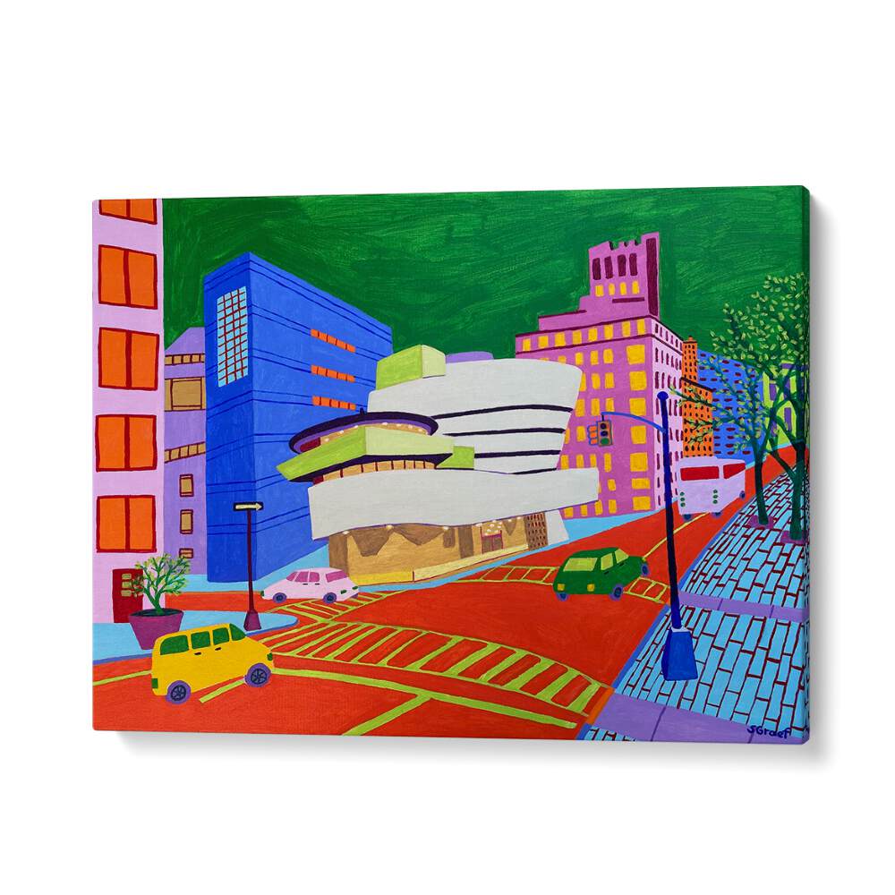88th and 5th avenue landscape art prints in Gallery Wrap