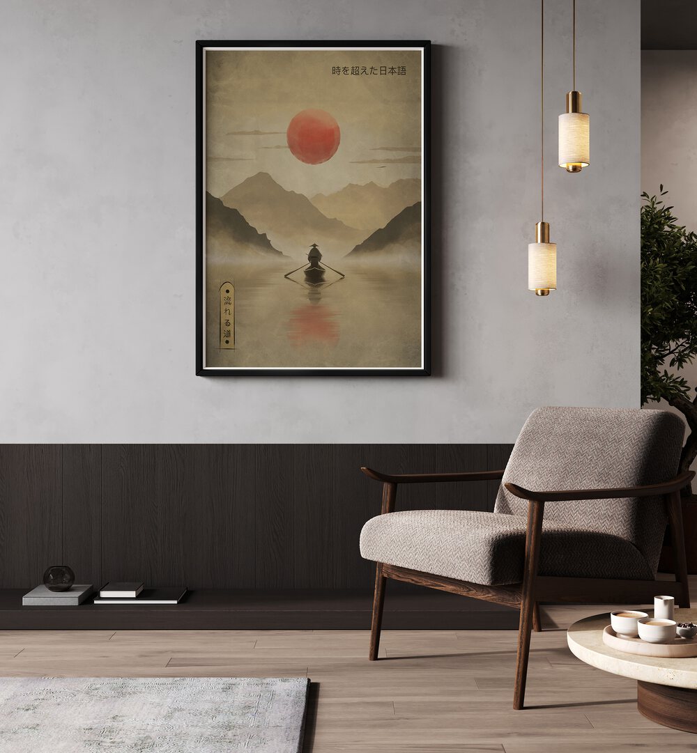 Experience tranquility with RIVER OF SOLITUDE, JAPANESE PAINTINGS, showcasing serene landscapes and peaceful reflections.