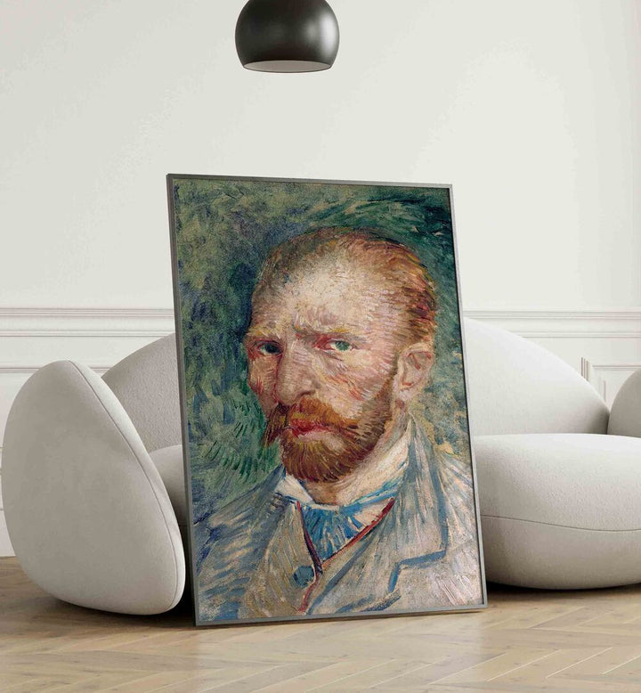 VINCENT VAN GOGH'S SELF-PORTRAIT (1889) FAMOUS PAINTING,  VINTAGE PAINTINGS