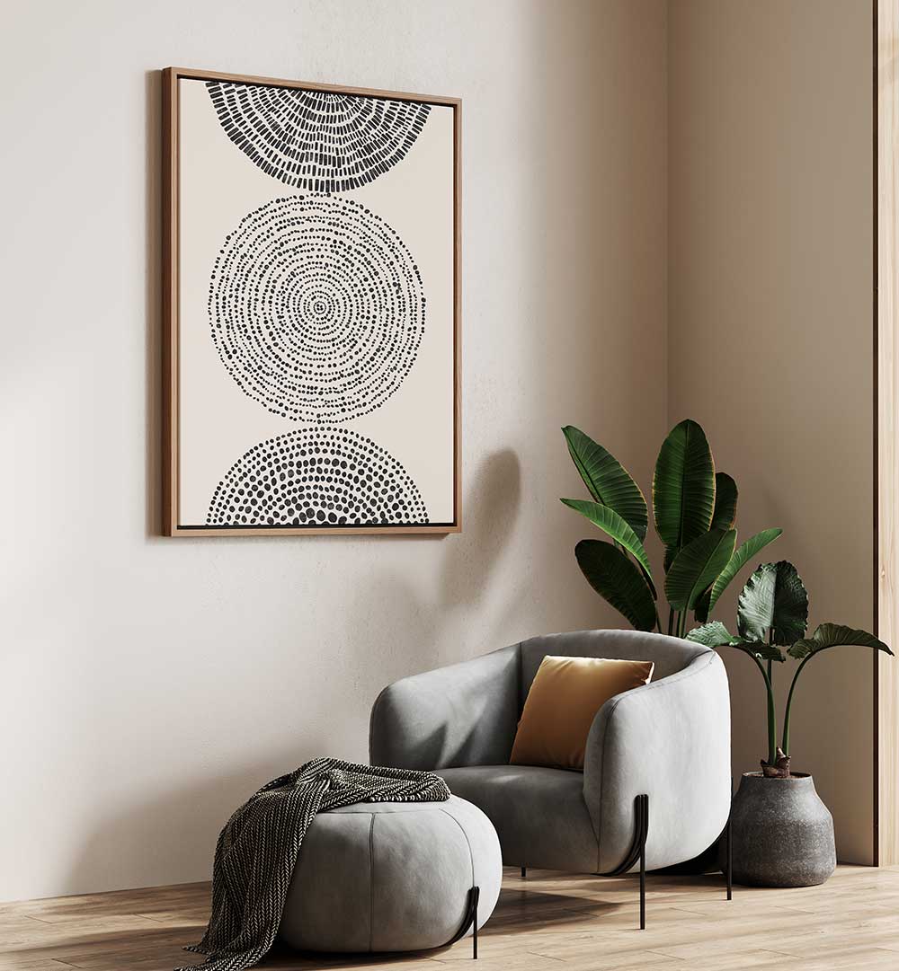 TRIBAL CIRCLES , PATTERN ART PRINTS