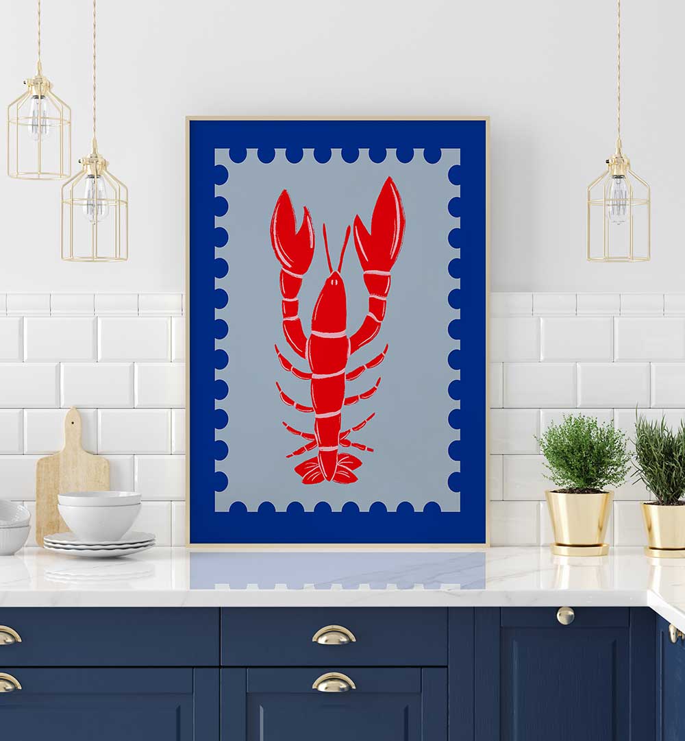 RED LOBSTER WALL , BEACH PAINTINGS