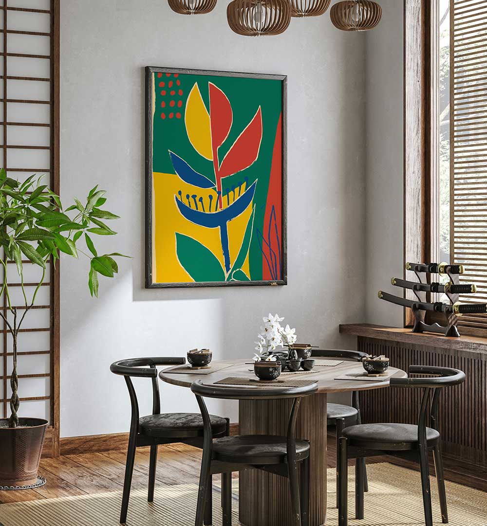 FLORAL SYMPHONY III , FLORAL FLOWER PAINTINGS