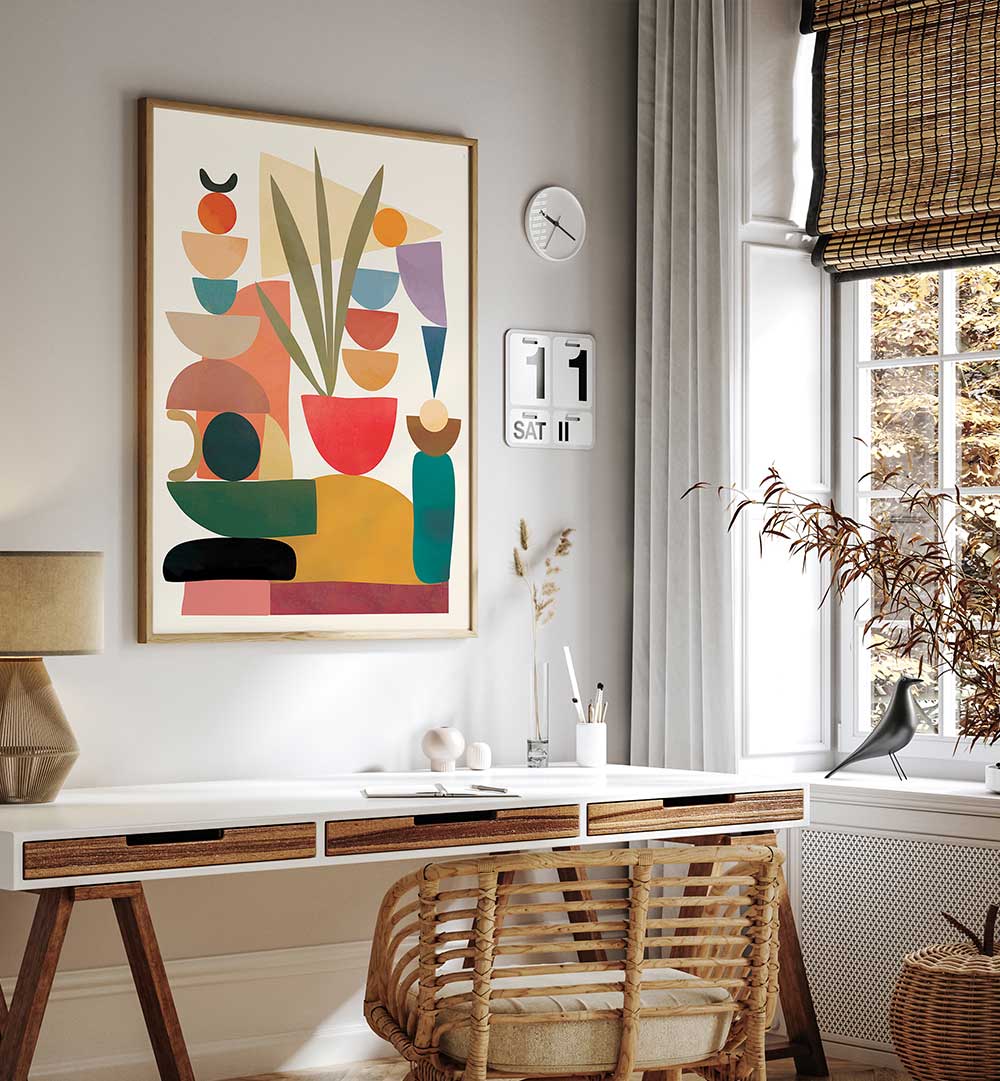 GEOMETRIC HARMONY III , GEOMETRIC ART PRINTS