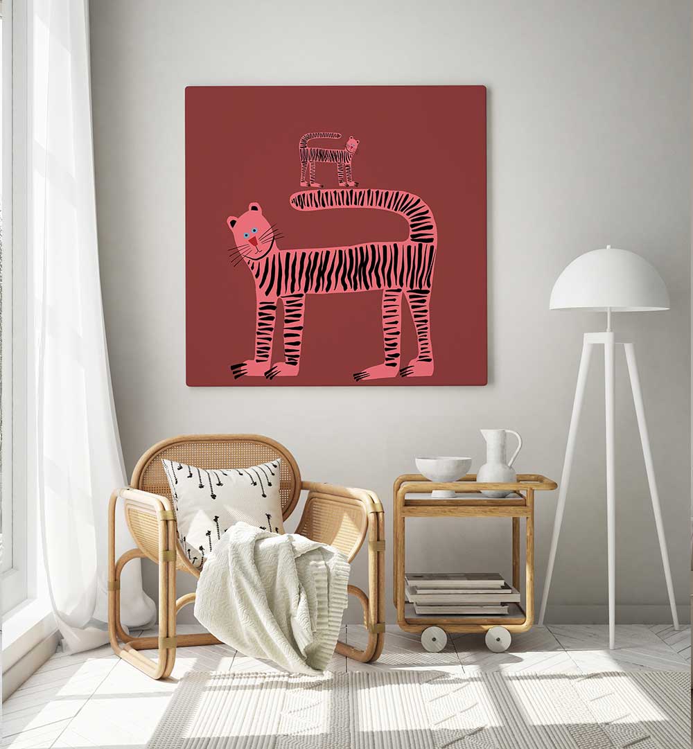 TIGER CAT , KIDS ROOM PAINTINGS