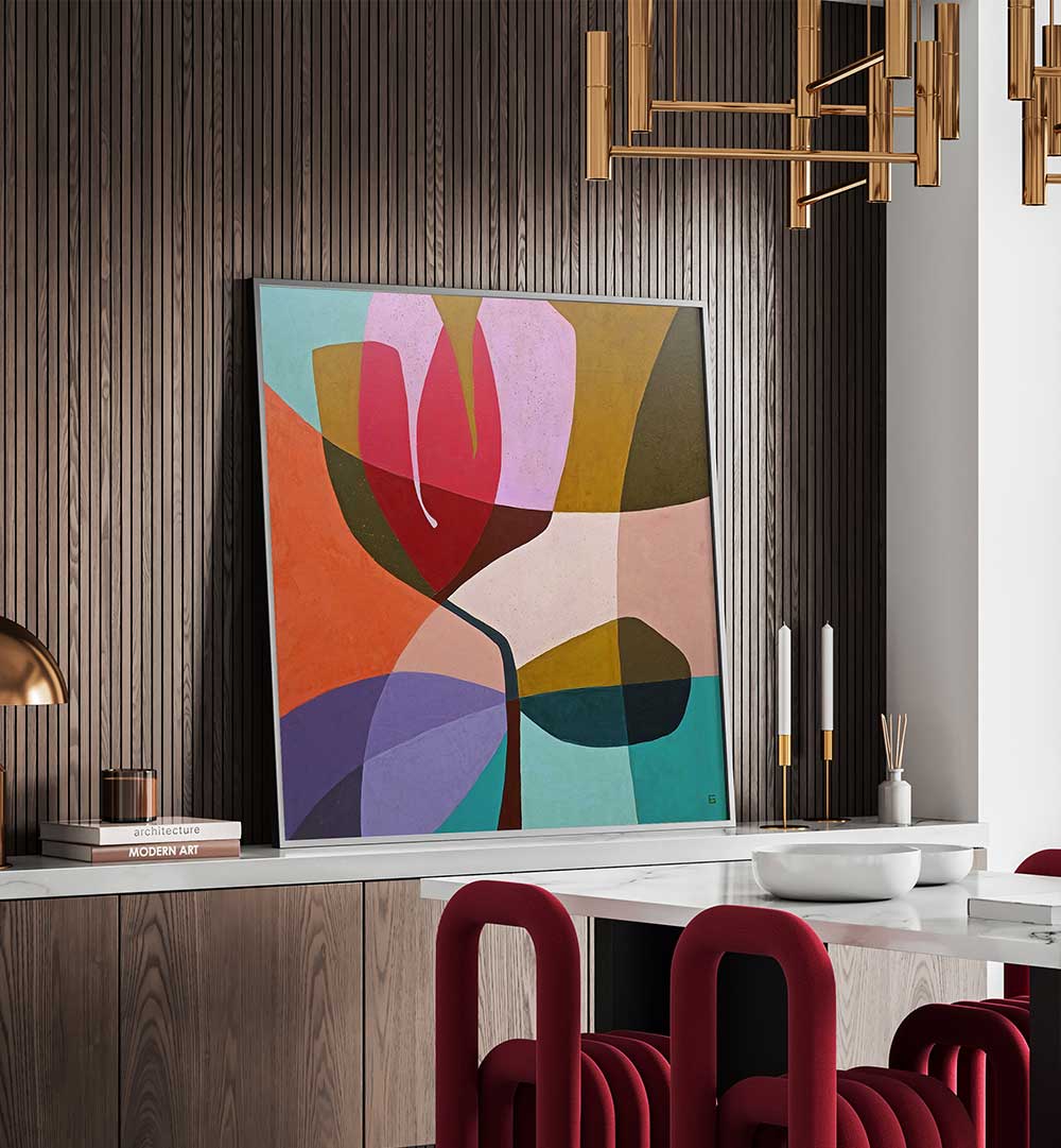 COLORFUL PETALSCAPE , ABSTRACT PAINTINGS
