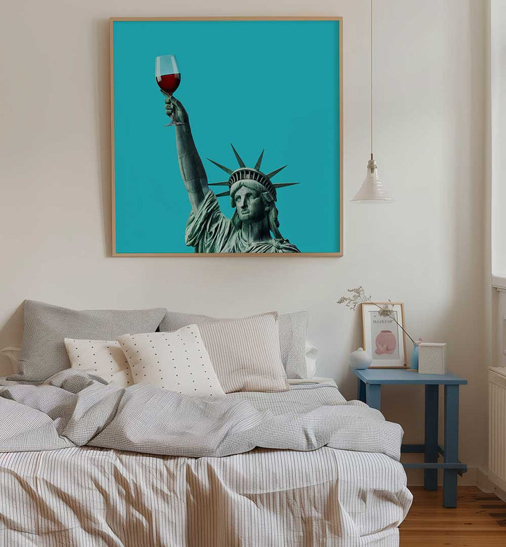 LIBERTY OF DRINKING II , ALTERED ART PRINTS
