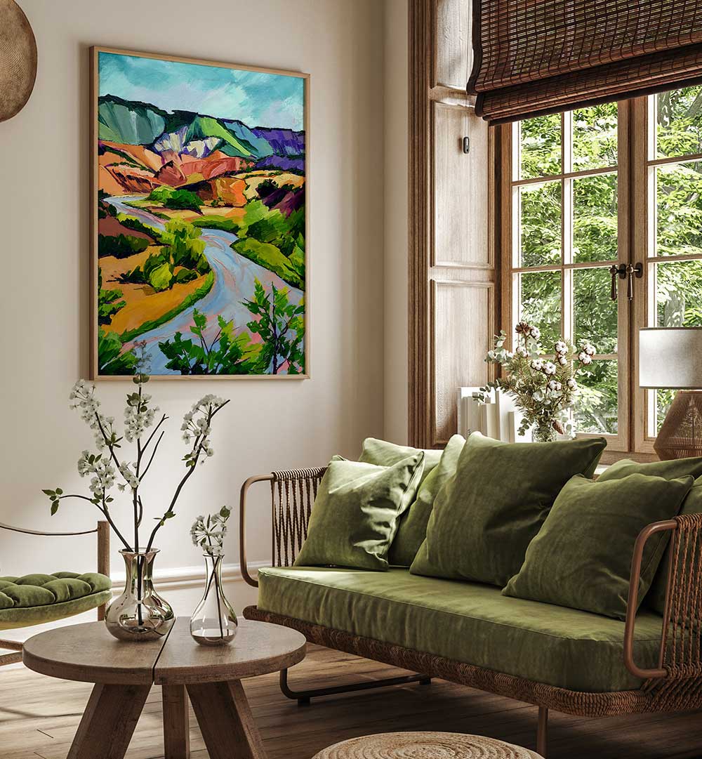 NEW MEXICO , LANDSCAPE PAINTINGS