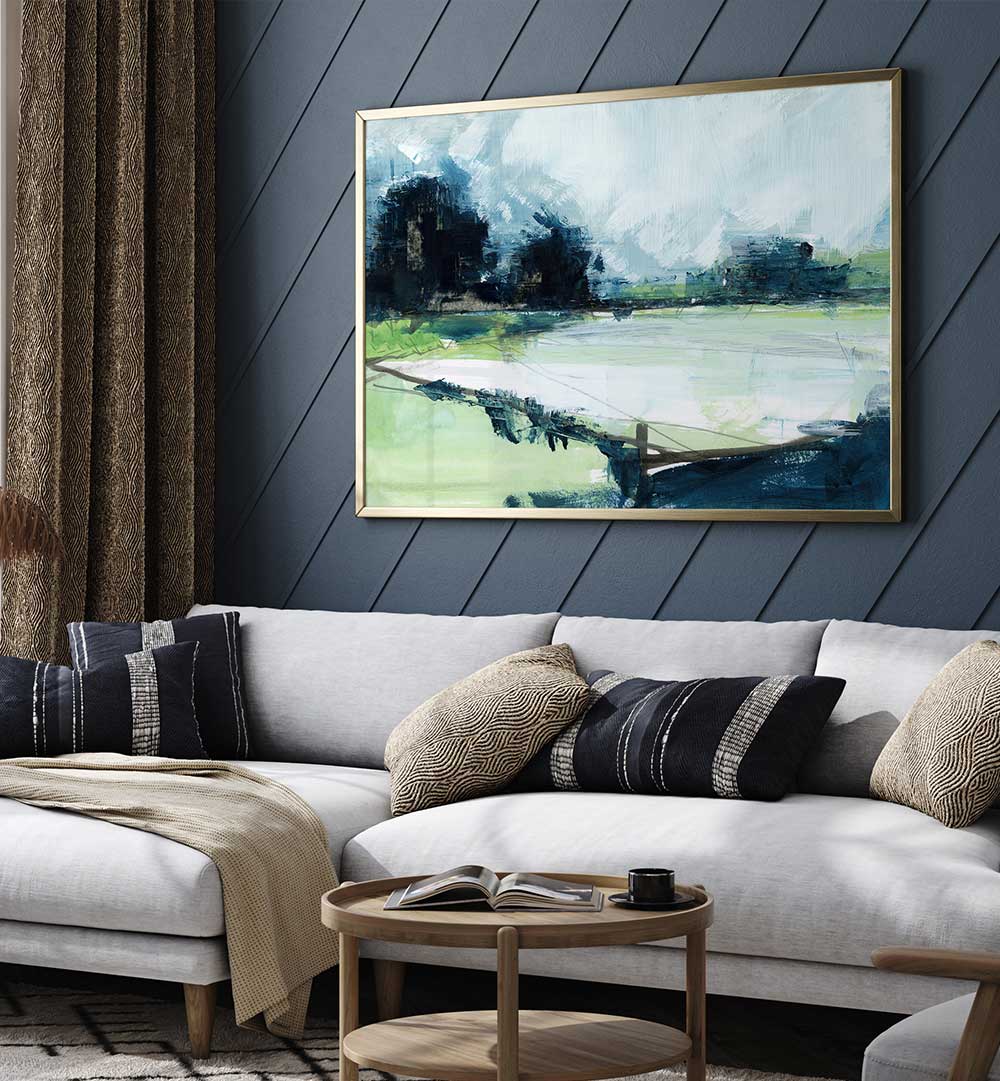 Transform your space with A QUIET REFLECTION, LANDSCAPE PAINTINGS showcasing serene nature in vibrant colors.