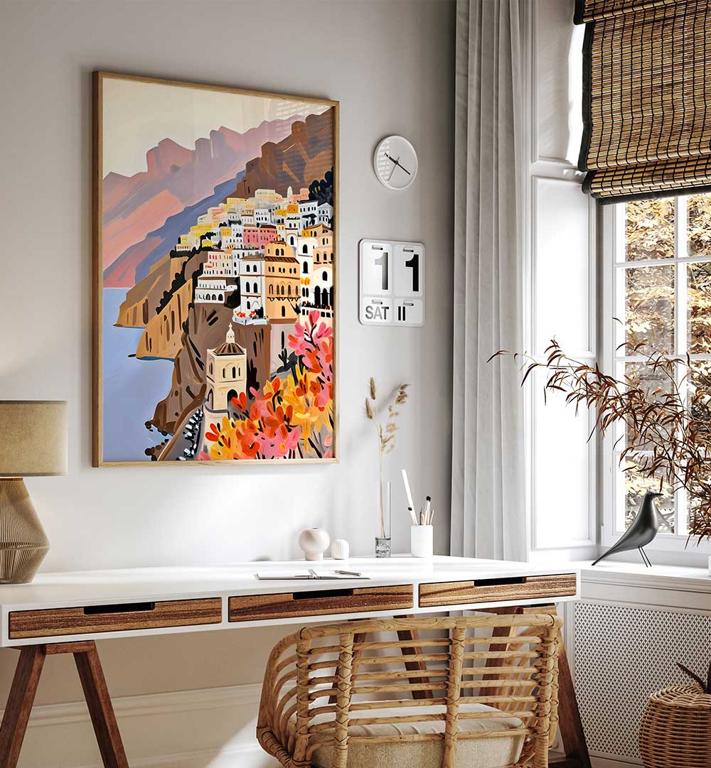 AMALFI COAST , LANDSCAPE PAINTINGS